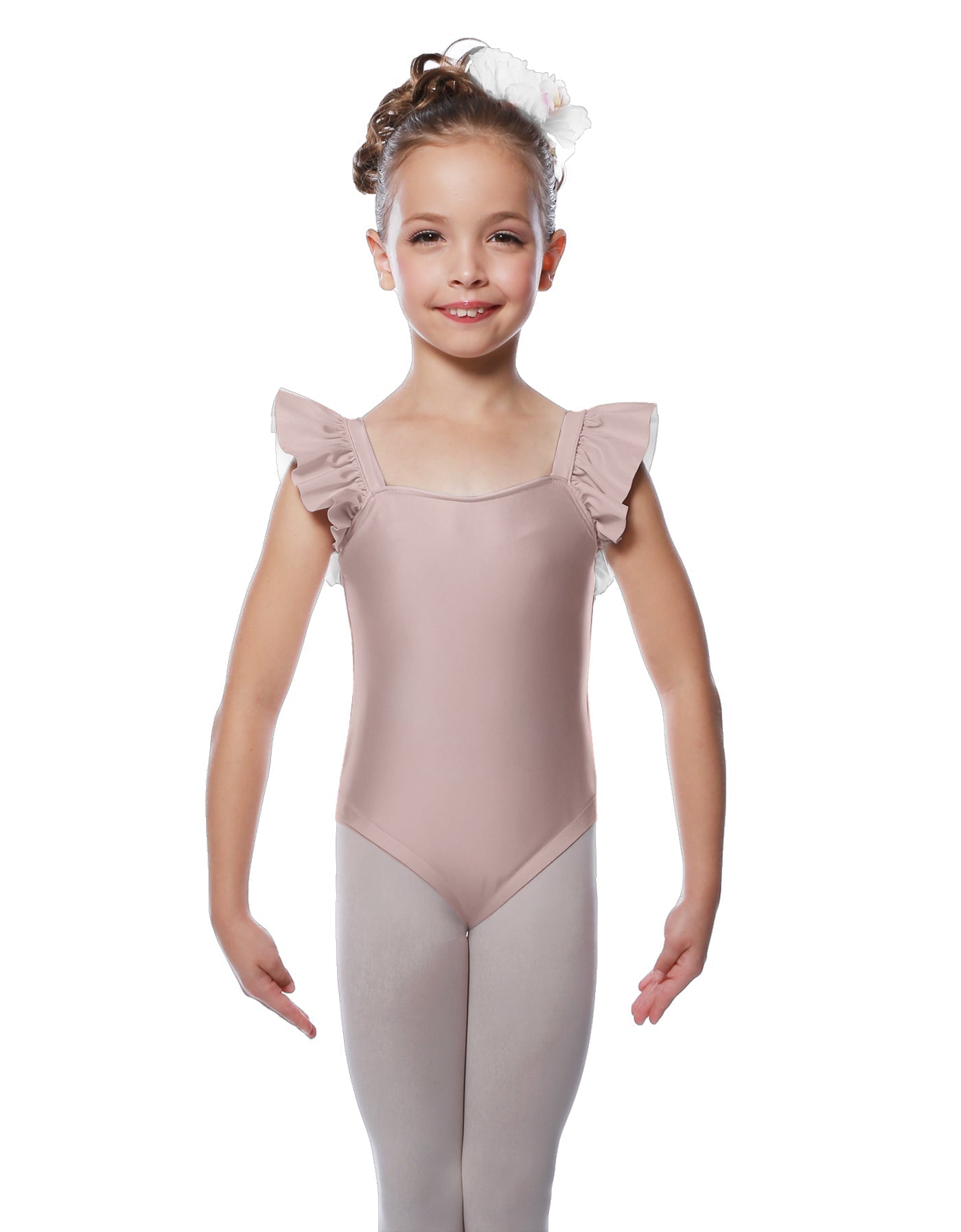 Solid Lycra Flutter Strap Leotard