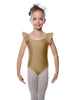 Solid Lycra Flutter Strap Leotard
