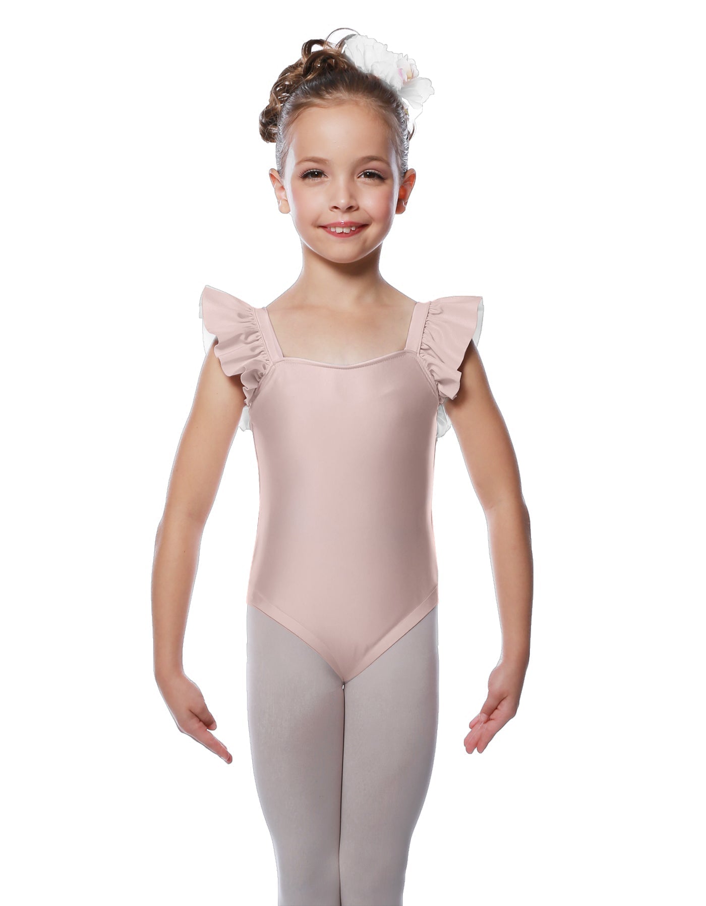 Solid Lycra Flutter Strap Leotard