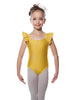 Solid Lycra Flutter Strap Leotard