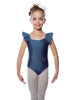 Solid Lycra Flutter Strap Leotard