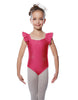 Solid Lycra Flutter Strap Leotard