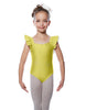 Solid Lycra Flutter Strap Leotard