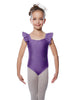 Solid Lycra Flutter Strap Leotard