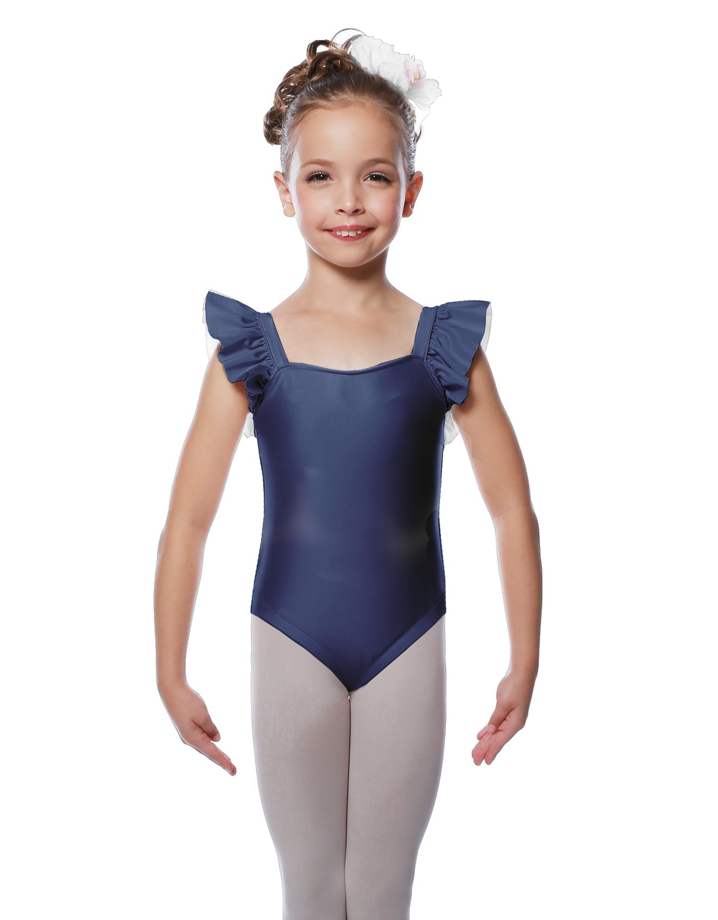 Solid Lycra Flutter Strap Leotard