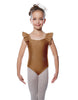 Solid Lycra Flutter Strap Leotard