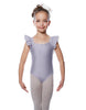 Solid Lycra Flutter Strap Leotard