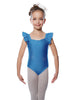Solid Lycra Flutter Strap Leotard