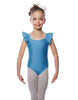 Solid Lycra Flutter Strap Leotard