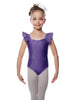 Solid Lycra Flutter Strap Leotard