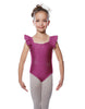 Solid Lycra Flutter Strap Leotard