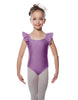 Solid Lycra Flutter Strap Leotard