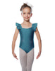 Solid Lycra Flutter Strap Leotard