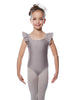 Solid Lycra Flutter Strap Leotard