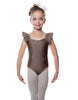Solid Lycra Flutter Strap Leotard