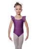 Solid Lycra Flutter Strap Leotard