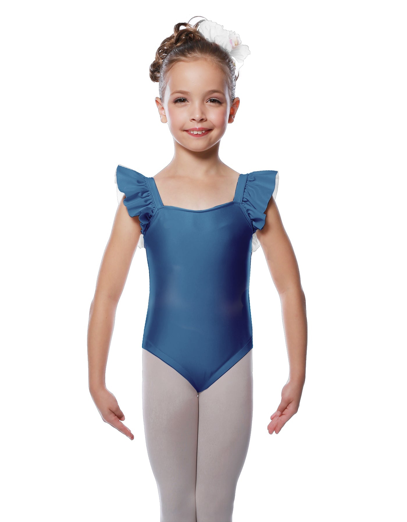 Solid Lycra Flutter Strap Leotard