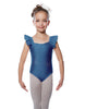 Solid Lycra Flutter Strap Leotard