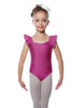 Solid Lycra Flutter Strap Leotard