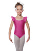 Solid Lycra Flutter Strap Leotard