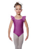 Solid Lycra Flutter Strap Leotard