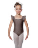 Solid Lycra Flutter Strap Leotard