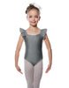 Solid Lycra Flutter Strap Leotard