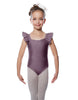 Solid Lycra Flutter Strap Leotard