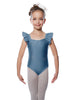 Solid Lycra Flutter Strap Leotard