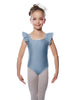 Solid Lycra Flutter Strap Leotard