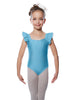 Solid Lycra Flutter Strap Leotard