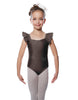 Solid Lycra Flutter Strap Leotard