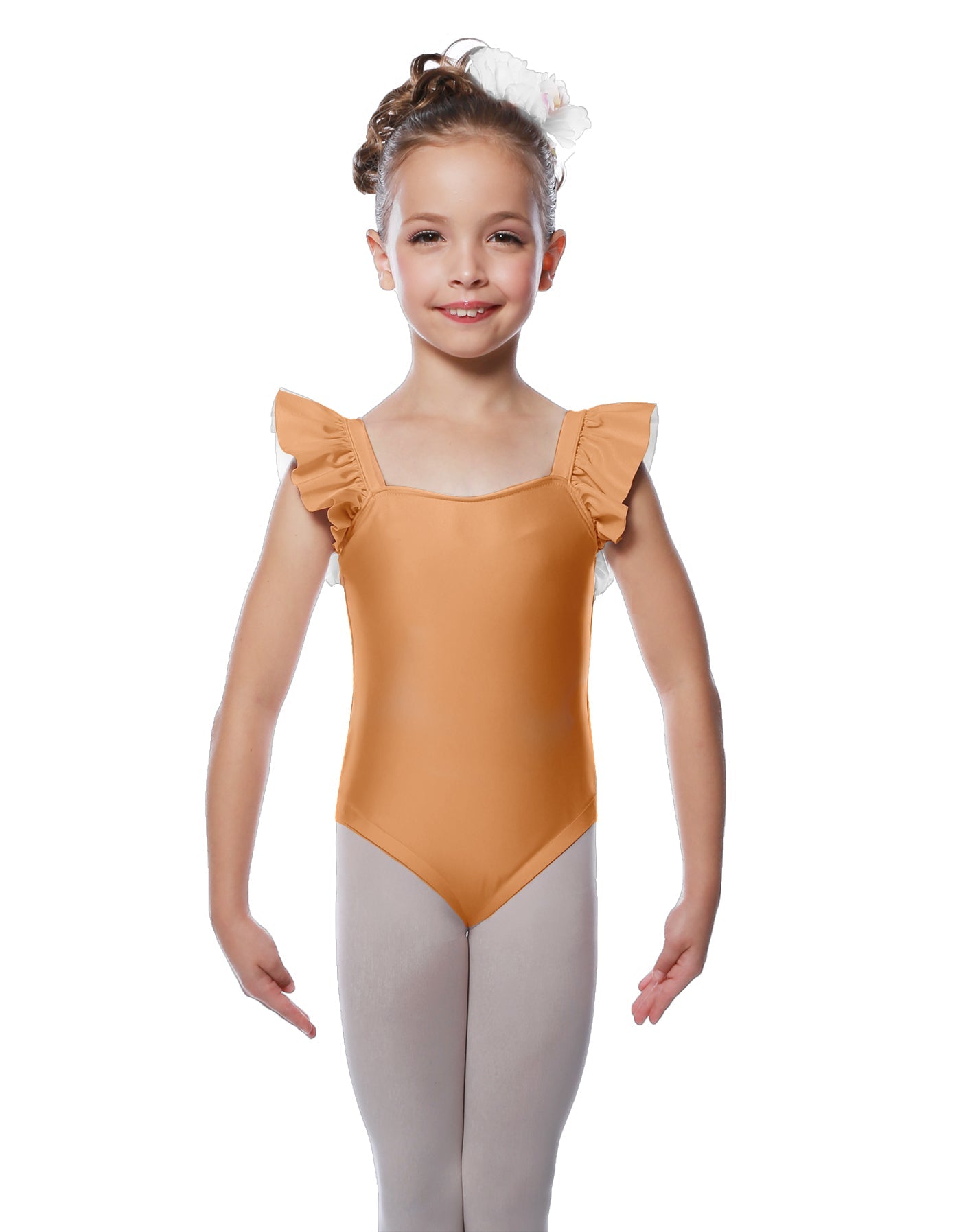 Solid Lycra Flutter Strap Leotard