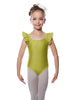 Solid Lycra Flutter Strap Leotard