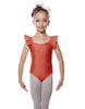 Solid Lycra Flutter Strap Leotard