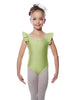 Solid Lycra Flutter Strap Leotard