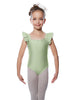 Solid Lycra Flutter Strap Leotard