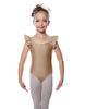 Solid Lycra Flutter Strap Leotard