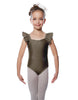 Solid Lycra Flutter Strap Leotard