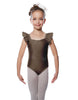 Solid Lycra Flutter Strap Leotard