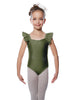 Solid Lycra Flutter Strap Leotard