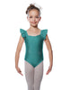 Solid Lycra Flutter Strap Leotard