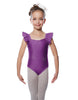 Solid Lycra Flutter Strap Leotard