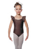 Solid Lycra Flutter Strap Leotard