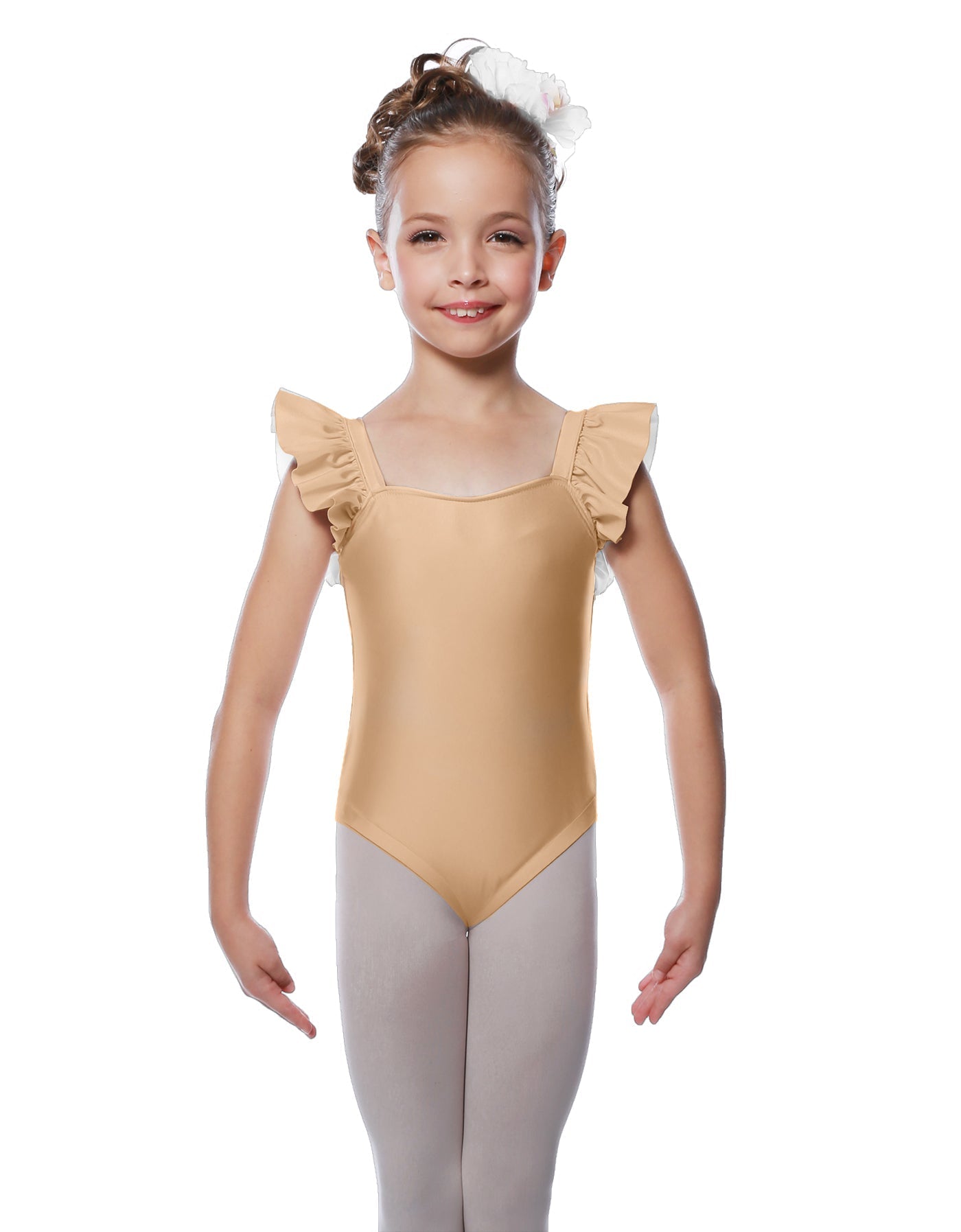 Solid Lycra Flutter Strap Leotard