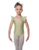 Solid Lycra Flutter Strap Leotard