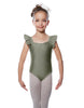 Solid Lycra Flutter Strap Leotard