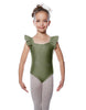 Solid Lycra Flutter Strap Leotard