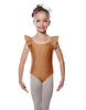 Solid Lycra Flutter Strap Leotard