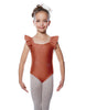 Solid Lycra Flutter Strap Leotard